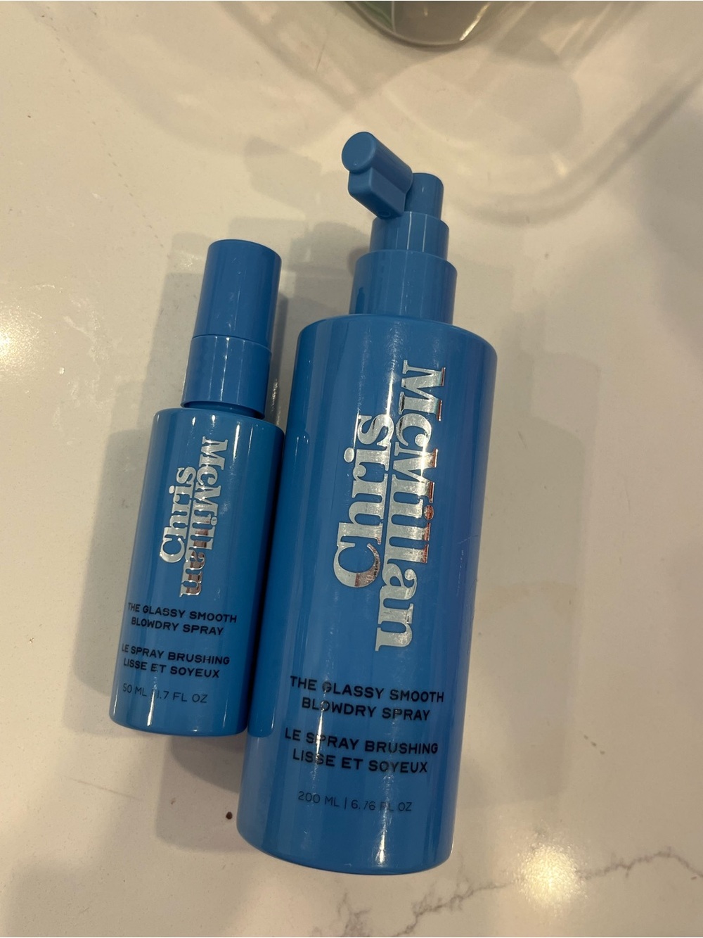 Chris McMillan The Glassy Smooth Blowdry Spray - Blue
